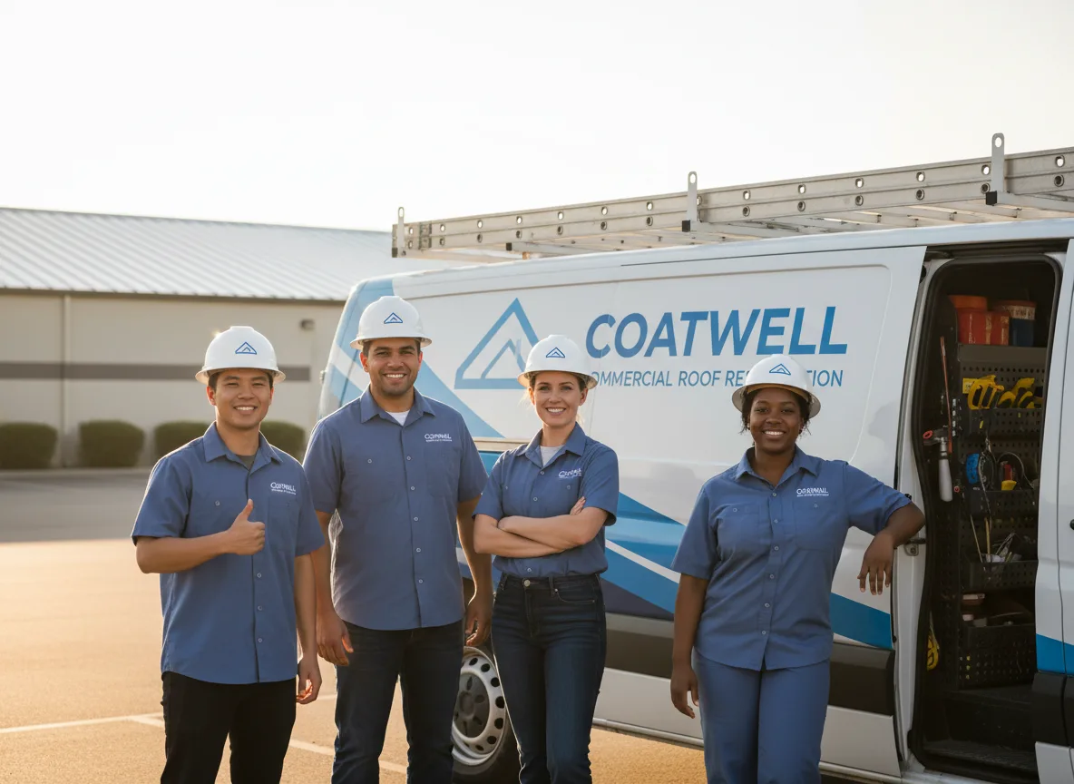 Commercial roof coating company in Stacy, MN